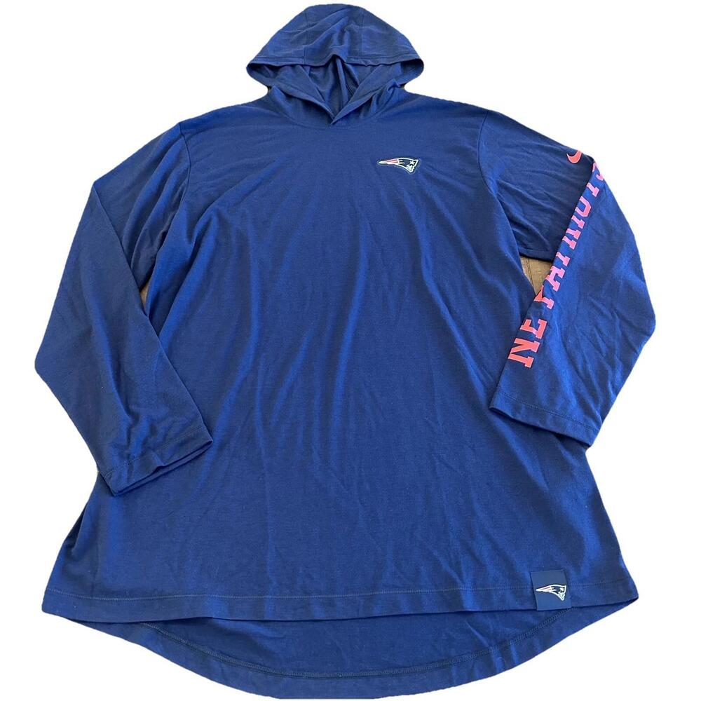 New Nike New England Patriots NFL Pullover Hoodie Size Men's XL